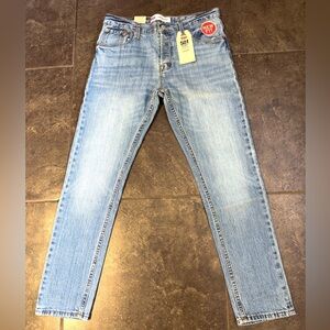 Levi’s 501® Skinny Boys’ Stretch Jeans - Size 14 Husky (32x28)